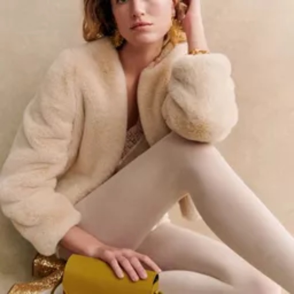 Sezane Cleo Fur Coat - Picture 2 of 4